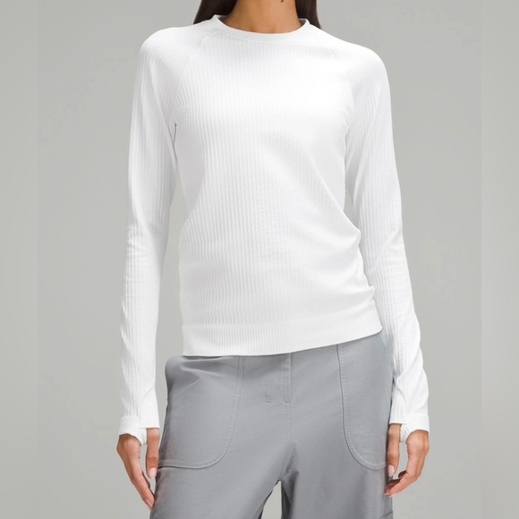 lululemon athletica Tops - Lululemon Rest Less Pullover Long Sleeve. White